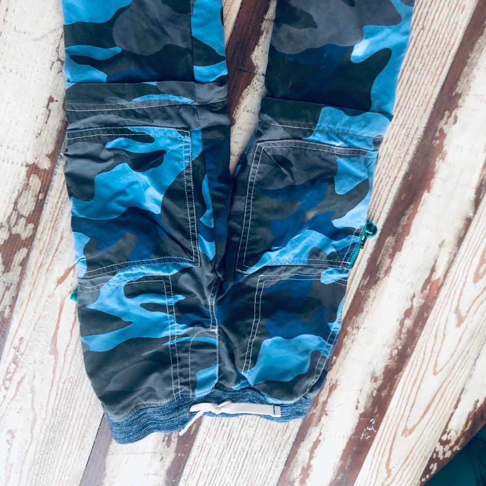 Mini Boden boys blue camp pants